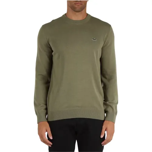 Regular Fit Cotton Crewneck Sweater , male, Sizes: 3XL, 2XL, L, XL, M, S - Lacoste - Modalova