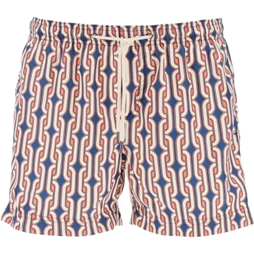 Bermuda-Shorts im mediterranen Stil , Herren, Größe: XL - Peninsula - Modalova