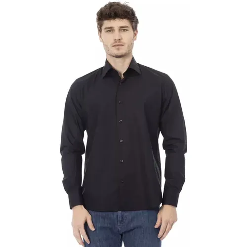 Schwarzes Baumwoll Trend Shirt , Herren, Größe: 4XL - Baldinini - Modalova
