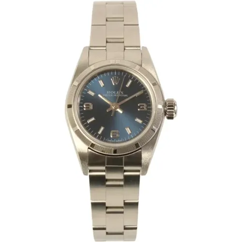 Pre-owned Silver watches , female, Sizes: ONE SIZE - Rolex Vintage - Modalova