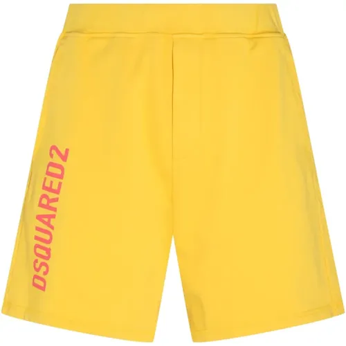 Bright Casual Shorts , male, Sizes: XL, L, 2XL, M - Dsquared2 - Modalova