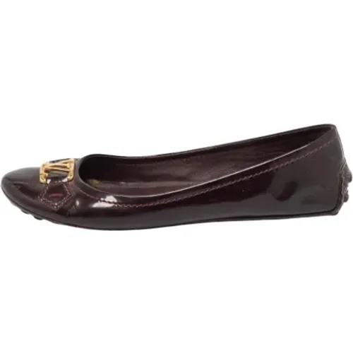 Pre-owned Leather flats , female, Sizes: 3 1/2 UK - Louis Vuitton Vintage - Modalova