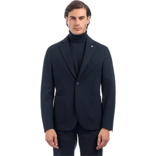 Formeller Blazer mit Stretchstoff , Herren, Größe: XS - Manuel Ritz - Modalova