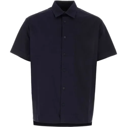 Dark Poplin Ross Shirt , male, Sizes: L, M - A.p.c. - Modalova