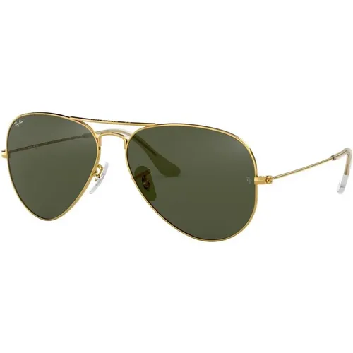 Classic Aviator Sunglasses in Gold , unisex, Sizes: 58 MM - Ray-Ban - Modalova