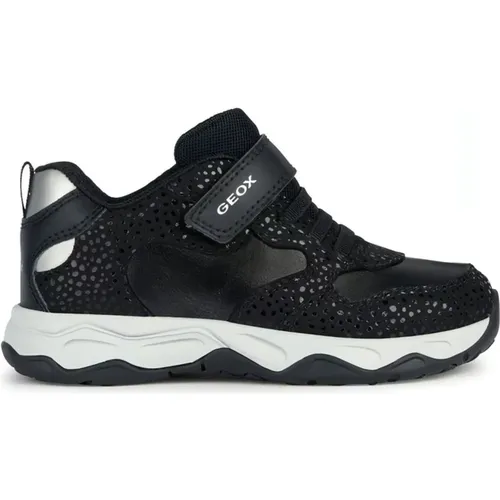 Schwarze Sneakers für Mädchen - Geox - Modalova
