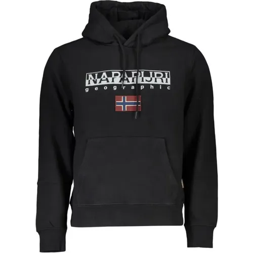 Hooded Sweatshirt with Logo , male, Sizes: S, M, 2XL - Napapijri - Modalova