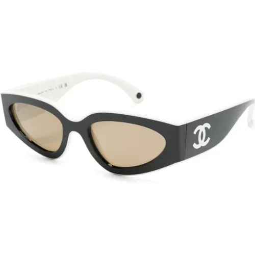 Ch6056 165653 Sunglasses , female, Sizes: 54 MM - Chanel - Modalova