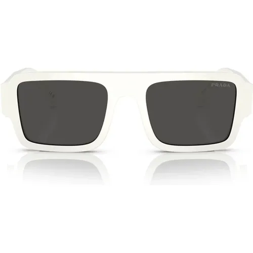 Rectangular Frame Sunglasses , male, Sizes: 53 MM - Prada - Modalova