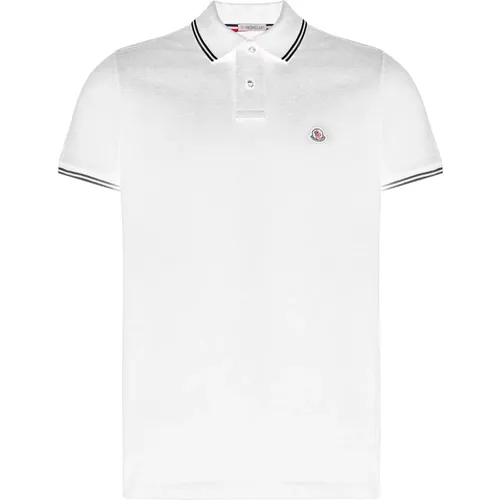 Klassisches Logo Polo-Shirt , Herren, Größe: M - Moncler - Modalova