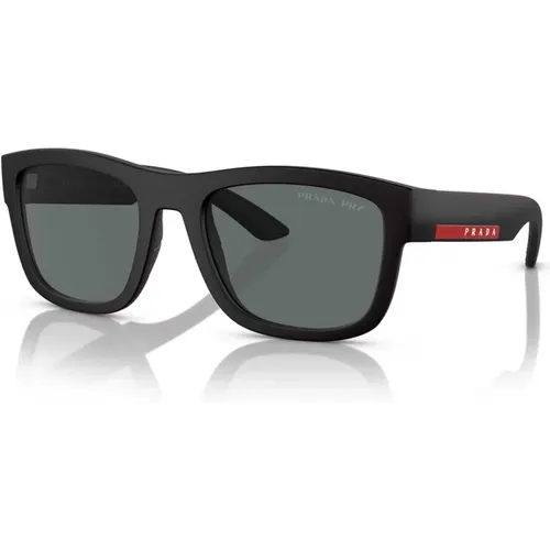 Rote Linie Sport Sonnenbrille Polarisiert - Prada - Modalova