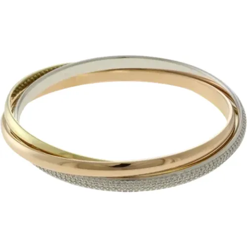 Pre-owned Gold bracelets , female, Sizes: ONE SIZE - Cartier Vintage - Modalova