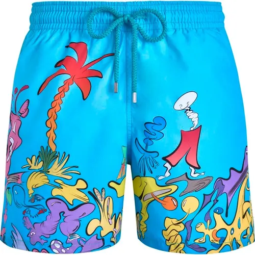 ° Marine Print Badeshorts , Herren, Größe: L - Vilebrequin - Modalova