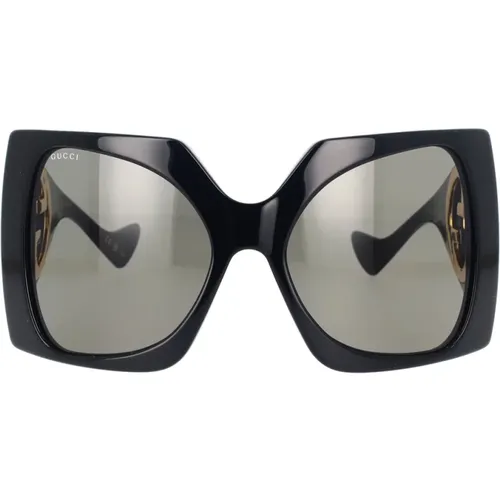 Gg1255S 001 Sonnenbrille , Damen, Größe: 64 MM - Gucci - Modalova