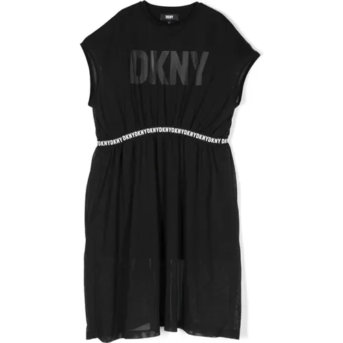 In-1 Schwarzes Kleid Dkny - DKNY - Modalova