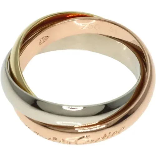 Pre-owned Gold rings , female, Sizes: ONE SIZE - Cartier Vintage - Modalova