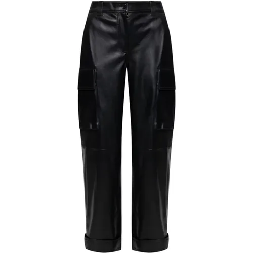 Faux leather trousers , Damen, Größe: L - Stand Studio - Modalova
