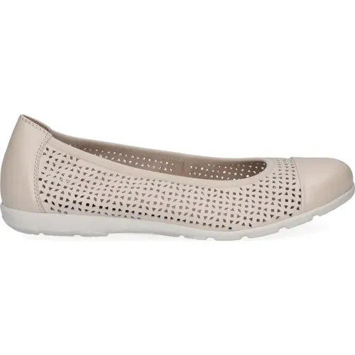 Closed Ballerinas , female, Sizes: 3 UK, 4 UK, 5 UK - Caprice - Modalova