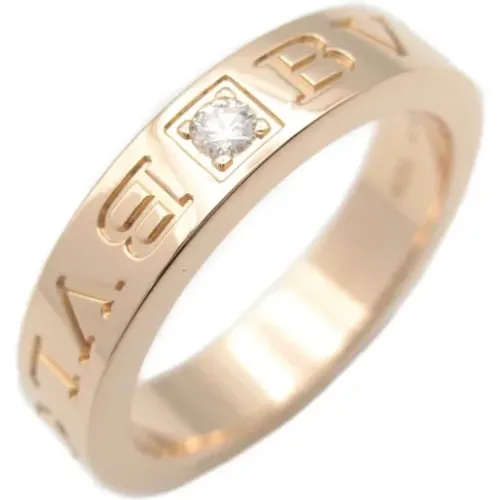 Pre-owned Rose Gold rings , female, Sizes: ONE SIZE - Bvlgari Vintage - Modalova