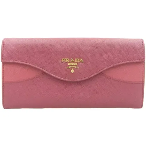 Pre-owned Leather wallets , female, Sizes: ONE SIZE - Prada Vintage - Modalova