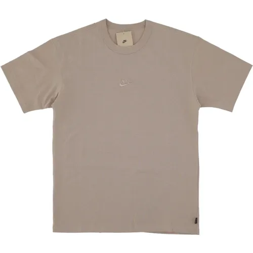 Premium Essentials Sust Tee Khaki T-Shirt , Herren, Größe: S - Nike - Modalova