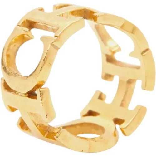 Pre-owned Metal rings , female, Sizes: ONE SIZE - Carolina Herrera Pre-owned - Modalova