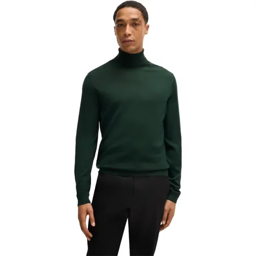 Merinowolle Rollkragenpullover , Herren, Größe: S - Hugo Boss - Modalova