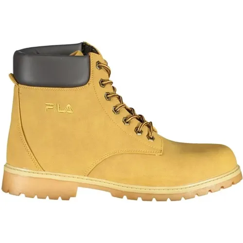 Bright Lace-Up Boots with Contrast , male, Sizes: 6 UK, 10 UK, 7 UK, 11 UK, 8 UK, 9 UK - Fila - Modalova