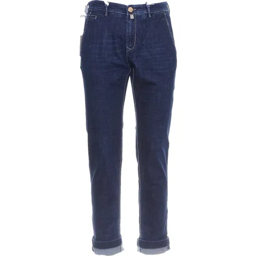 Men's Clothing Jeans Dark Ss24 , male, Sizes: W35, W31, W38, W36 - Jacob Cohën - Modalova