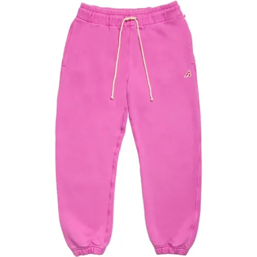 Baumwoll-Jersey-Sweatpants mit Kordelzug , Damen, Größe: XS - Autry - Modalova