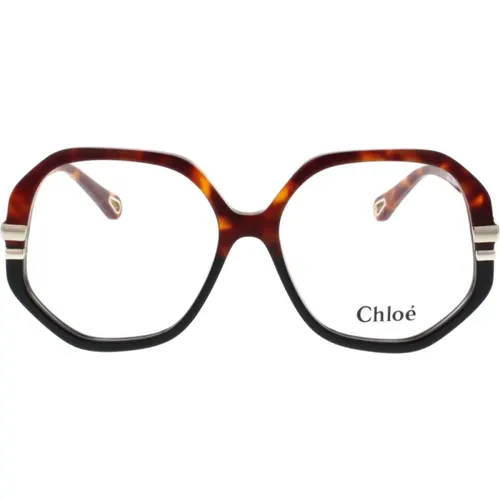 Originale Brille mit 3-Jahres-Garantie , Damen, Größe: 54 MM - Chloé - Modalova