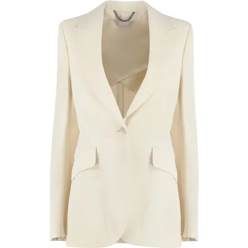 Leinenblazer mit Revers - Stella Mccartney - Modalova