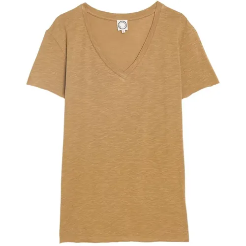 Elegantes V-Ausschnitt T-Shirt , Damen, Größe: S - Ines De La Fressange Paris - Modalova