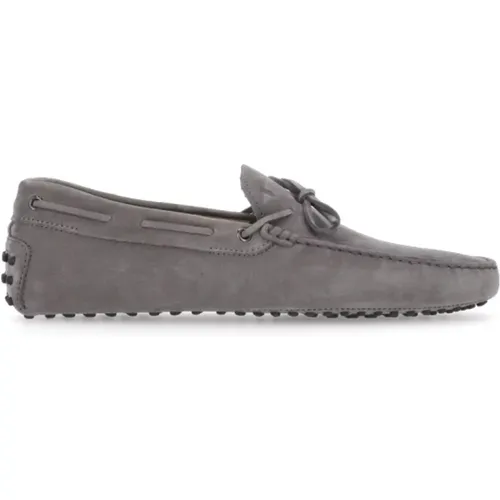 Tods Flat shoes Grey , male, Sizes: 6 1/2 UK, 7 1/2 UK, 9 1/2 UK, 8 1/2 UK, 7 UK, 9 UK - TOD'S - Modalova