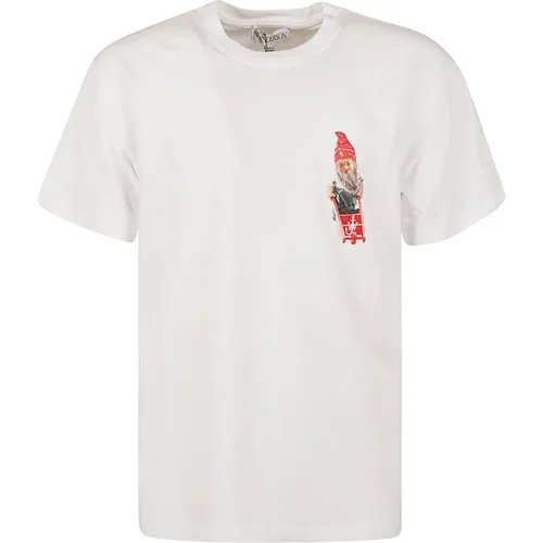Gnome Chest Grafik T-shirt , Damen, Größe: L - JW Anderson - Modalova