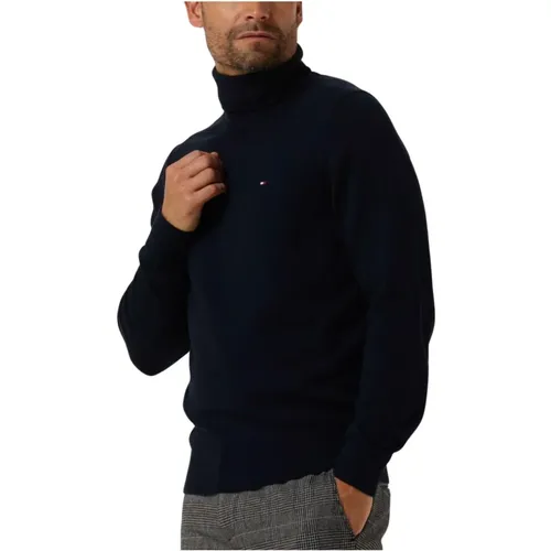 Kaschmir Rollkragenpullover , Herren, Größe: L - Tommy Hilfiger - Modalova