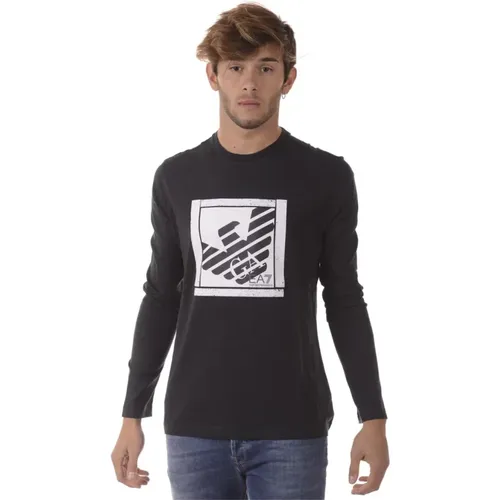 Sweatshirts , Herren, Größe: S - Emporio Armani EA7 - Modalova