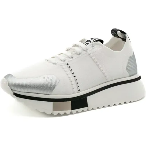 Damen Strick Weiße Schuhe Ss24 , Damen, Größe: 39 EU - Fabi - Modalova