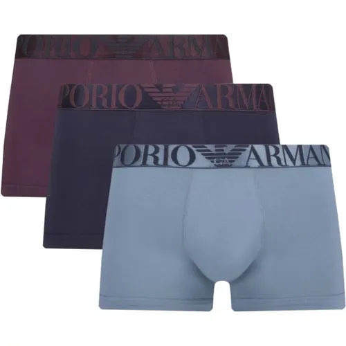 Baumwoll-Stretch-Boxershorts-Packung , Herren, Größe: M - Emporio Armani - Modalova