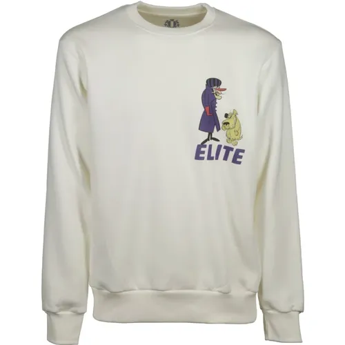 Elite Sweatshirt Roundneck Cream , male, Sizes: M, XL, L - Equipe 55 - Modalova