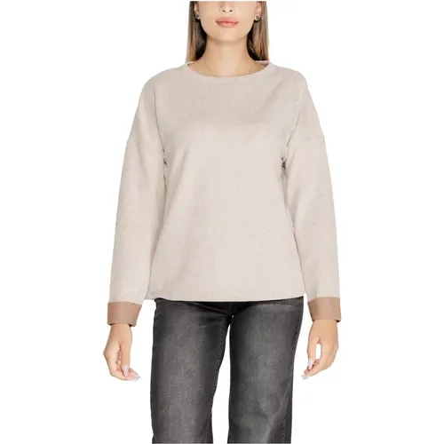 Beiger Strick Rundhals Pullover - Street One - Modalova