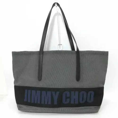Pre-owned Stoff schultertasche , Damen, Größe: ONE Size - Jimmy Choo Pre-owned - Modalova