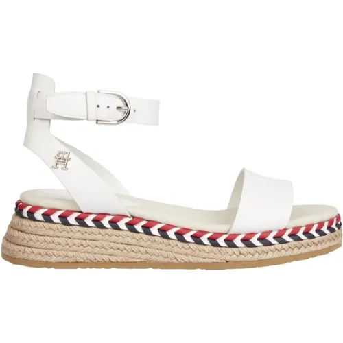 Low wedge sandal , female, Sizes: 6 UK - Tommy Hilfiger - Modalova