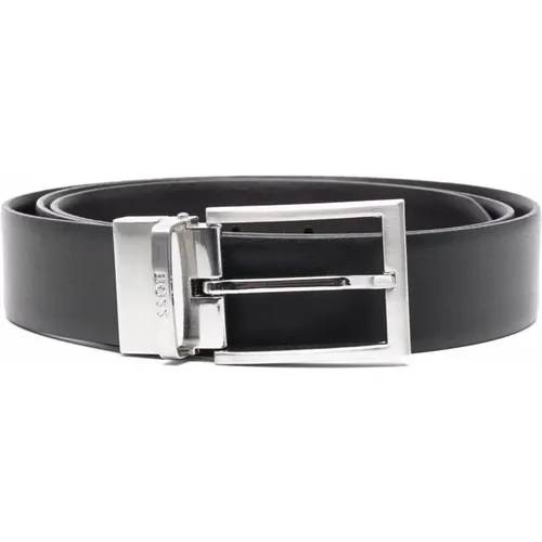 Classic Leather Belt , male, Sizes: ONE SIZE - Hugo Boss - Modalova