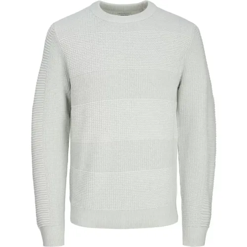 Klassischer Gestreifter Strickpullover - jack & jones - Modalova