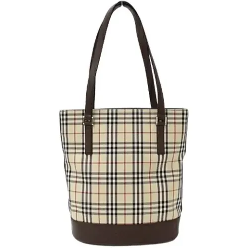 Pre-owned Leather totes , female, Sizes: ONE SIZE - Burberry Vintage - Modalova