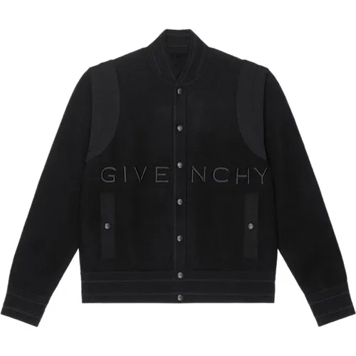 Signature Embroidered Jacket , male, Sizes: S - Givenchy - Modalova