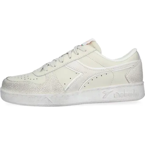 Retro Low Top Sneakers Magic Basket , Damen, Größe: 37 EU - Diadora - Modalova