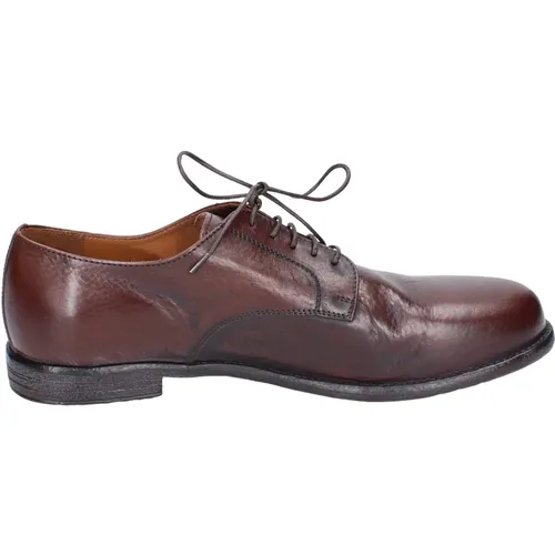 Elegante Vintage Leder Herrenschuhe - MOMA - Modalova