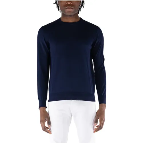Round-Neck Knitwear Sweater , male, Sizes: 2XL, L, XL - Kangra - Modalova